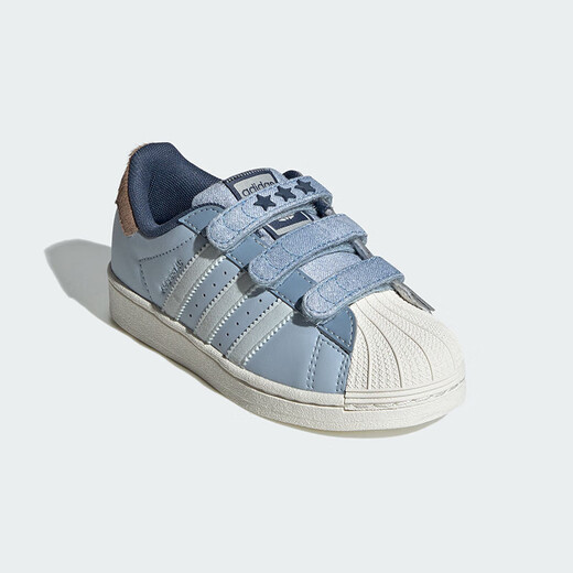 阿迪达斯（adidas）童鞋秋男女小童三叶草SUPERSTAR贝壳头小白鞋儿童运动板鞋IH3291