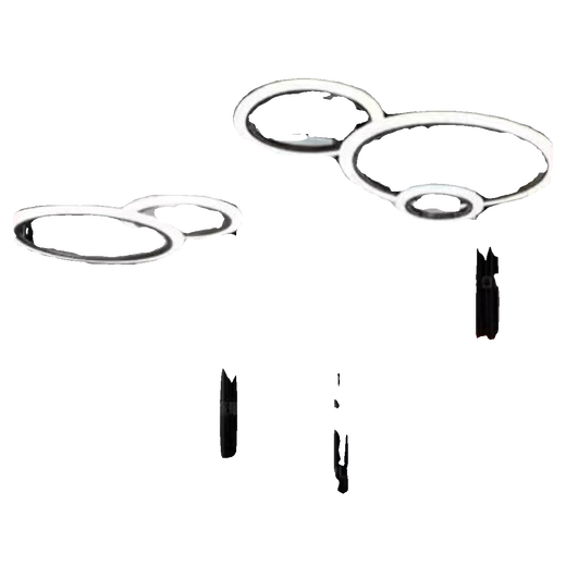 
Star ring chandelier living room Jingxiao Star diamond light luxury modern simple dining room lamp Round new LED hanging line lamp Star ring MZD1585+Four ring +4000k neutral light +