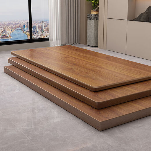 Yiyafan solid wood book desktop custom-made desktop board bar board dining table office computer desk bay window table panel solid wood board customization material color size customization