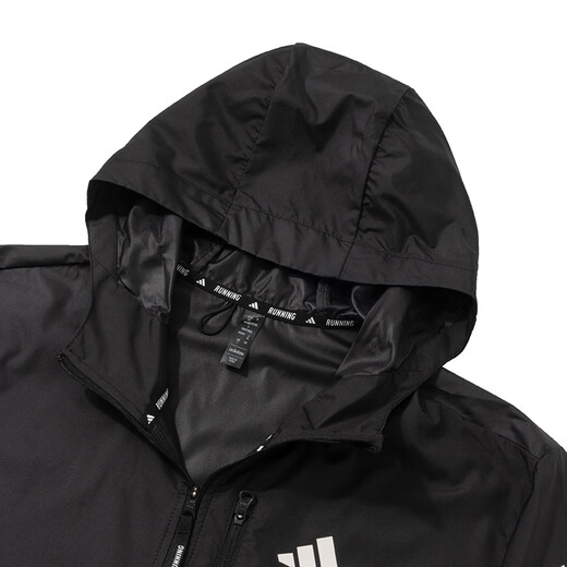Adidas (adidas) Jacke für Männer im Freien Windschutz Sportbekleidung Mode Casual Woven Kapuzenjacke für Männer in1483/gewebte Kapuze L L L.