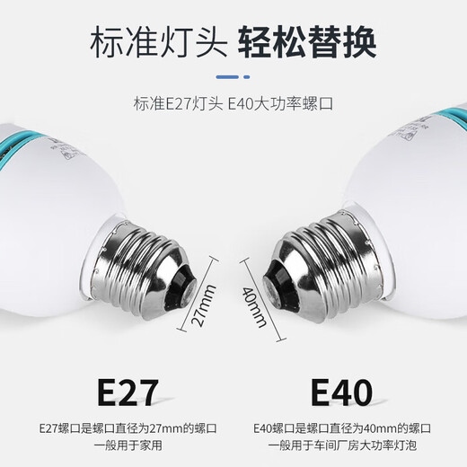 FSL Foshan Lighting T4 electronic energy-saving bulb U-shaped three-color fluorescent bulb E27 screw bulb 2U8W white light (6500K)