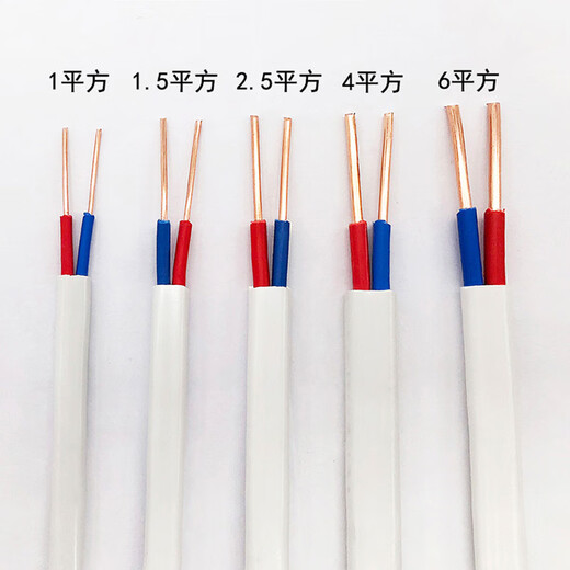 正泰（CHNT）国标电线电缆明装电线铜芯线15254平方23三芯1002芯1平 3芯6平方毫米