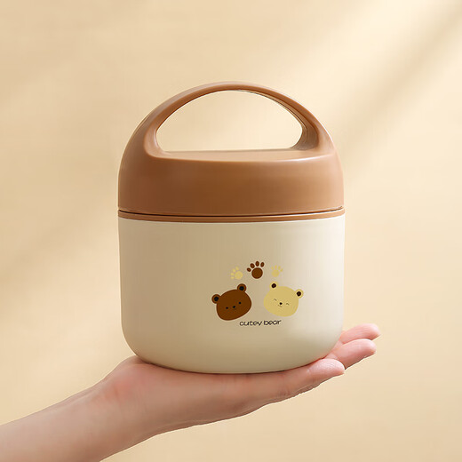 Mamba fish soup bowl with lid for work insulation, take-out lunch box, lunch bucket, portable stainless steel lunch box, lunch box, microwaveable, 304 handle lunch box, white single layer