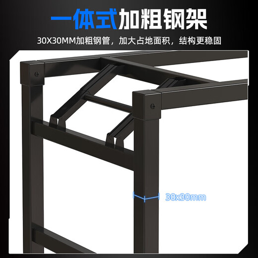 Xingkai Folding Desk Computer Desk Home Desk Esports Desk Game Table Long Table No Installation Office Study Desk BGZ765 No Installation Open and Use Black 120*60