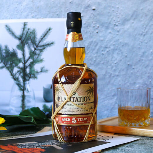 蔗园（Plantation）【正品行货】加勒比精选朗姆酒洋酒莫吉托调酒基酒 蔗园5周年朗姆酒