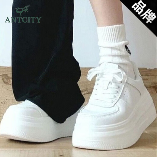 Chengyang Zhao Lusi 7e6cm Air Force Chaussures blanches Femmes 2025 Nouveaux chaussures de planche sportive Solemn Campus Solemn White 3524H Livraison