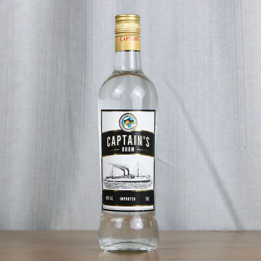 欧德船长（CAPTAIN'S RHUM)白朗姆酒法国原瓶进口洋酒 欧德船长白朗姆 700mL 2瓶
