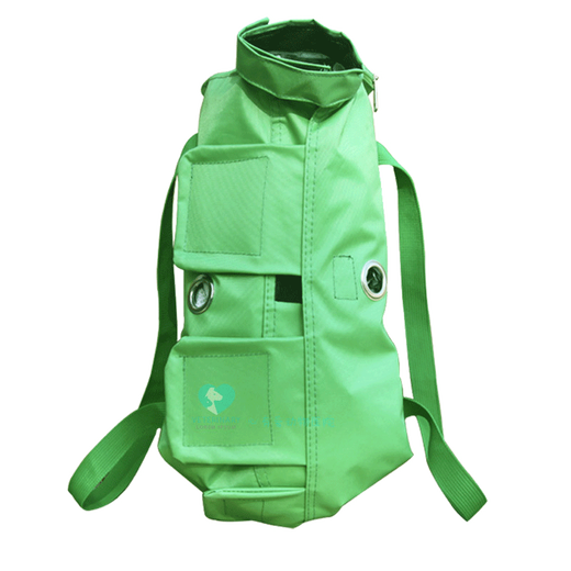 OIMG Baoding cat bag for pet cat nail clipping and injection fixation bag, anti-scratch, anti-biting, bathing, restraint and washing cat bag, green size L 55*27cm, suitable for 5-8kg dogs and cats