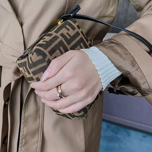 Jingnan titanium steel ring diamond ring does not fade permanent ins gold double layer ring retro ring gold mulberry diamond ring ring rose gold (No. 8) 1 (double layer ring)