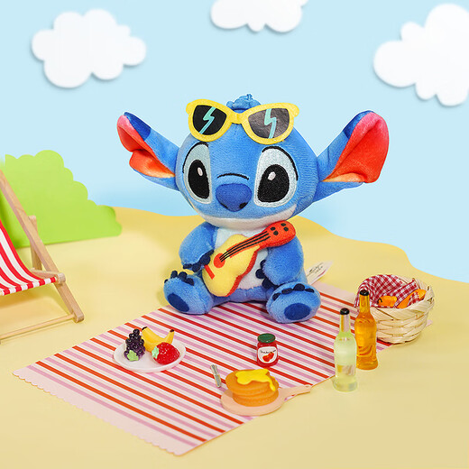 迪士尼（Disney）史迪仔挂件玩偶书包公仔毛绒玩具生日礼物女男生帅气钥匙扣纪念品