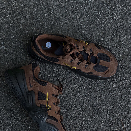 Nike (Nike) Tech Hera 24 Весенние новые кроссовки ретро толстые туфли для папы DR9761-700 коричневые и черные FJ9532-200 36