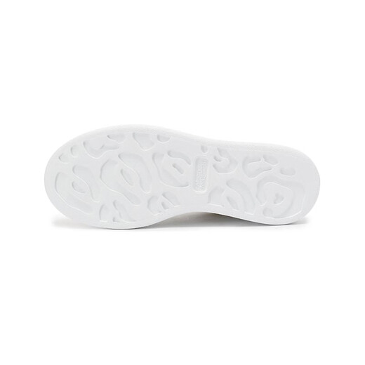 亚历山大麦昆（Alexander McQueen）新品 女士阔型系带厚底休闲运动鞋小白鞋情侣款礼物女 718139 WHGP5 3523 白色浅黄色尾 34