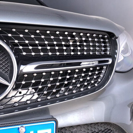 Tucker is suitable for the 2024 Mercedes-Benz GLE53 car logo ABCE-class GLA GLC GLKCLAGLS modified AMG GT, and its S-class AMG small logo in the grille