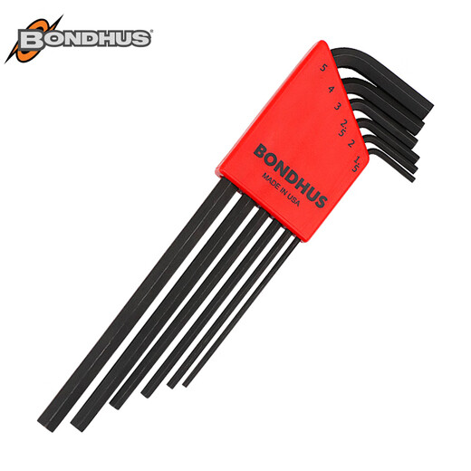 Bondhus Bondhus importé des États-Unis pour la tête plate de tête de balle Bondhus Wrench Hexagon 12137 0.05-38 Flat Head 13 pièces Set