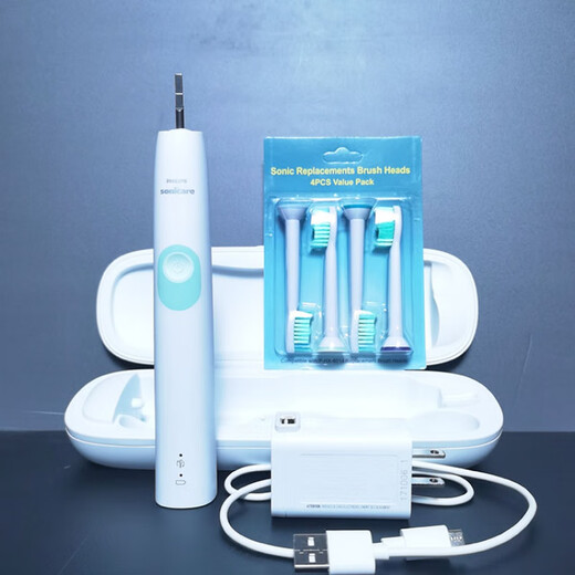 Nouvelle brosse à dents électrique Anyi Philips pour adulte 6877hx682p Induction entièrement automatique Charge Viede sonore Intelligent 9192 SANXIA HX684W HOST-WHITE 4 BROSSE TEAU