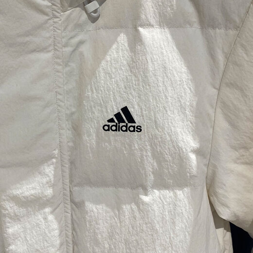 Adidas Down Jacket El nuevo estilo de estilo para hombres y la chaqueta casual con capucha informal y cómoda IZ4884 White/70% Duck Down L