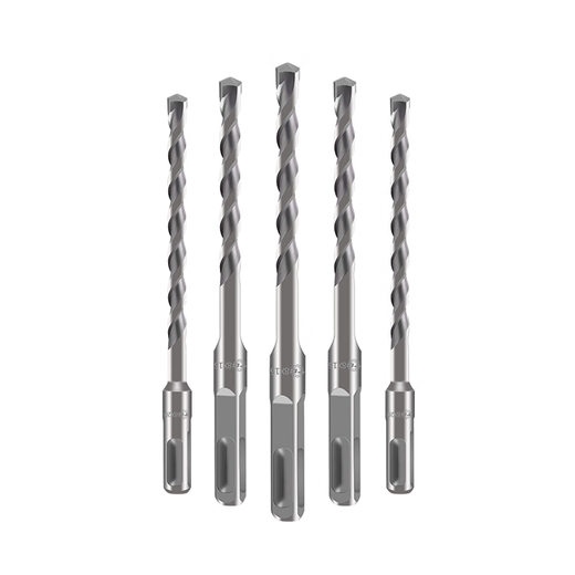 TIANGONG electric hammer drill bit impact rotary electric hammer square handle round handle concrete slotting cement through brick wall four pits two slots square handle 6*150