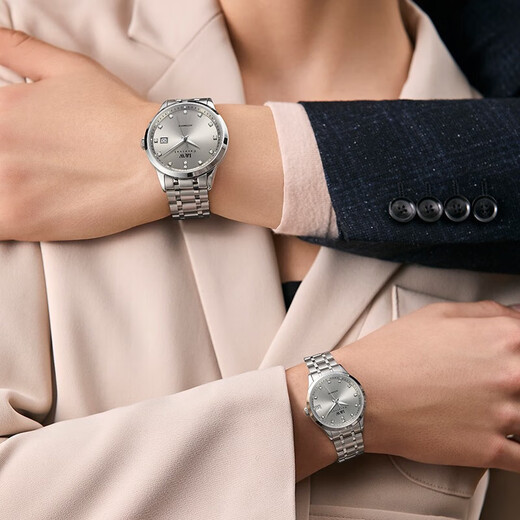 I/W Carnival Hwguoji Schweizer Marke IW Paar Uhr Uhr importiert Bewegung Luminous wasserdichte vollautomatische mechanische Uhr, um Freunden Geburtstagsgeschenke zu geben.