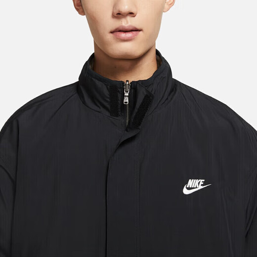 耐克（NIKE）男装新款SB滑板运动服摇粒绒保暖休闲翻领夹克外套 DQ4885-010 S