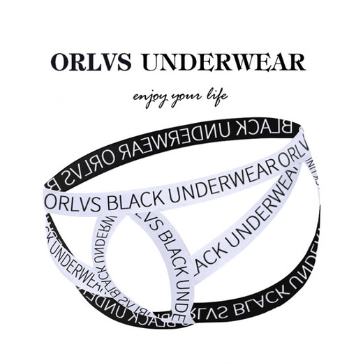 New ready-made men's thongs sexy sexy youth double underwear men XXL black