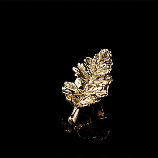 Smooth Hunting Men's Brooch High-end Suit Corsage Business Lapel Pin Navy Style Badge Brooch Golden Chinese Knot Brooch