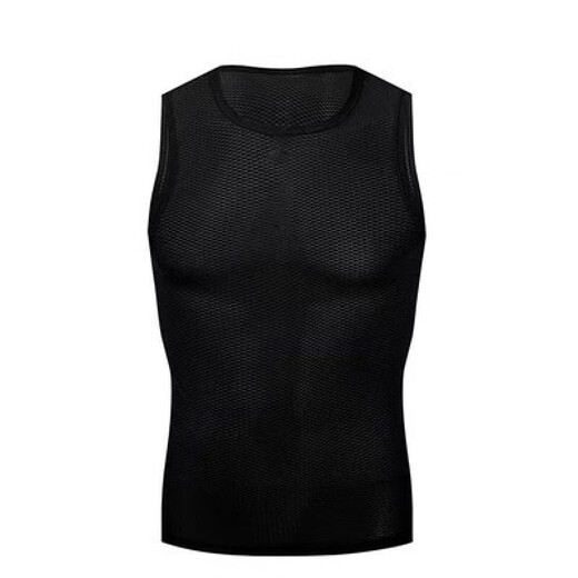 Golf sweatshirt for men and women, sweat-absorbent vest, breathable tight-fitting cycling jersey, base shirt, high-elastic sports vest, PAS--black long-sleeved sweatshirt XL