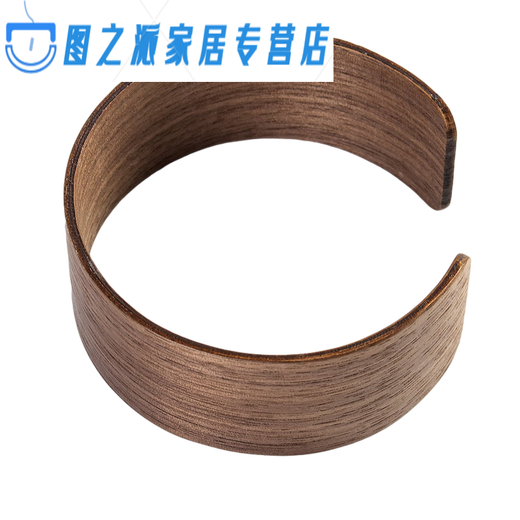 Runhuanian tea set accessories glass fair cup anti-scalding cover heat insulation ring wooden cup set handheld tea leak tea cup anti-scalding ring Coffee-colored wooden cover 6624 models