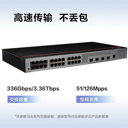 Huawei (HUAWEI) Datacom Intelligent Selection S5735S series enterprise-level three-layer Gigabit network managed switch core aggregation VLAN divided Ethernet switch S5735S-L24T4S-QA2 24-port silent model is used in enterprise campuses, hospitals, retail, mining, Internet and other industries
