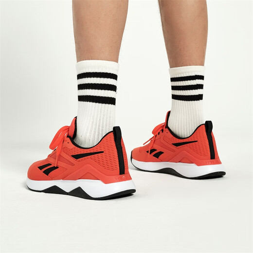 Reebok official 24 new men's NANOFLEX TR 2 classic sports comprehensive training shoes 100074537 41 (26.5cm), US 8.5