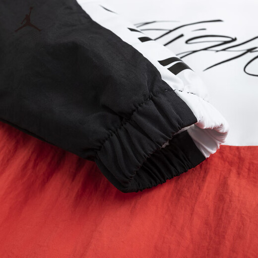 Jordan Nike AJ Children's Clothing Boys Spring and Autumn Contrast Color Nike Children's Jacket Jacket Windproof Top Chili Red