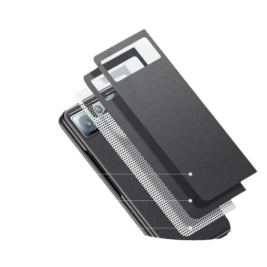 Dr. Zhan is suitable for Xiaomi mixfold2 mobile phone case MIXFOLD2 protective case ultra-thin frosted anti-fingerprint anti-fall shell full-cover edge protective case simple and thin rock sand gray ultra-thin frosted Xiaomi MixFold2