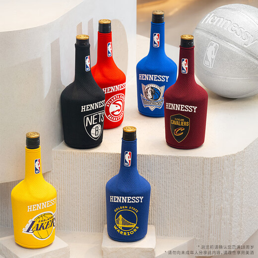 轩尼诗新点 x NBA联名球队限定版干邑白兰地 单支 湖人 700mL 1瓶