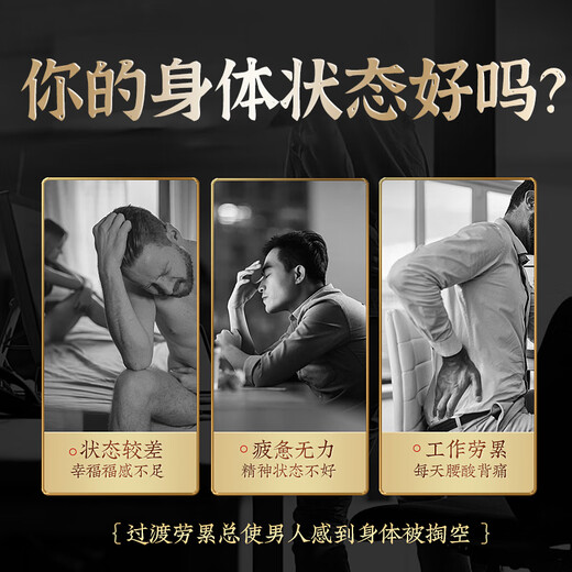 同仁堂人参枸杞滋补养生茶男士九宝茶肾补玛咖黄精桑葚熬夜八宝茶160g