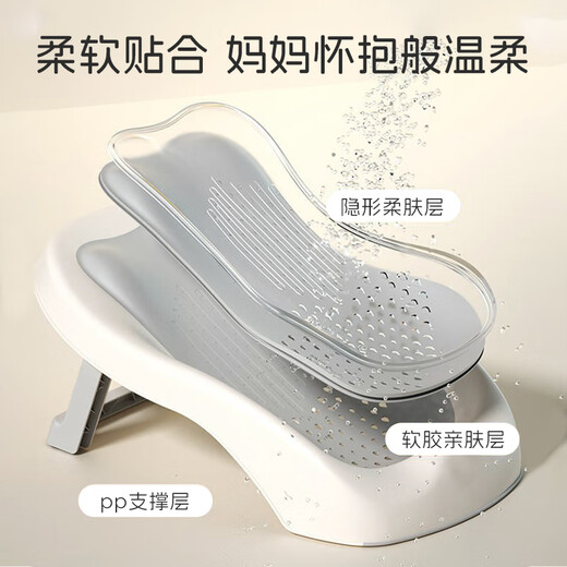 马博士婴儿洗澡躺托新生儿浴架浴床洗澡神器宝宝可坐躺澡盆儿童洗头躺椅