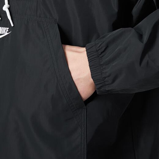 NIKE men's spring new woven hooded half-zip sweatshirt sports casual pullover jacket FN3893-010 L