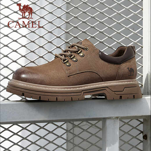 Camel (CAMEL) new low-top Martin boots fashionable commuting casual outdoor men's work shoes G14A076691 non-enzyme brown 40