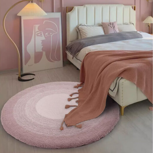 Keecy round carpet bedroom ins style Nordic simple living room coffee table bedside blanket dresser carpet home