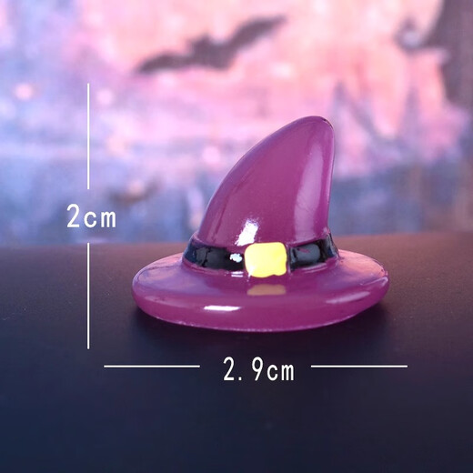 Xixiaowei paysage créatif mignon mignon lumineux halloween petit ghost doll bourse mini-ornements de poupée pour enfants de 6 packs [style d'éclairage]