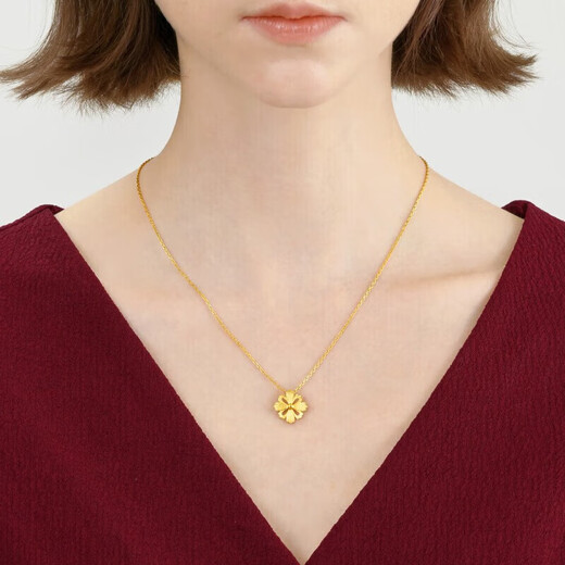 Chow Sang Sang Eight-petal Gesang Flower Gold Pendant Flower Charm Pure Gold Pendant Does Not Include Plain Chain 86941P Pricing