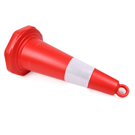 Quxing Reflective Road Cone Plastic Cone Red and White Universal Parking Space Cone Barrel Transportation Facilities 6 Pack