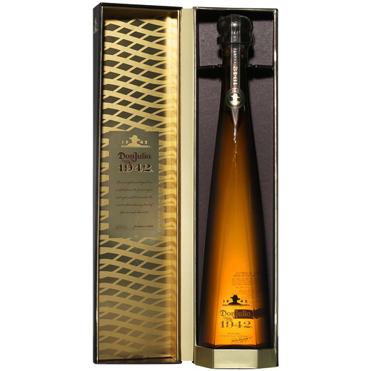 JiTu唐胡里奥1942龙舌兰酒 Don Julio 珍藏 陈酿进口洋酒750ml 750mL 1瓶 礼盒装 无规格