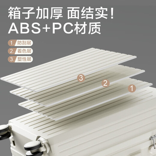 琳琅鹿行李箱拉杆箱小型可登机旅行箱男女学生密码箱大容量结实抗摔皮箱 冰川蓝B218【升级加厚多功能】 20英寸