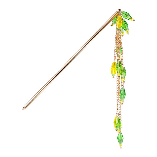 Cercoo Bamboo Series Customized Handmade Tassel Hairpin Butterfly Ancient Style Ball Hairpin Hairpin as a Gift for Your Girlfriend