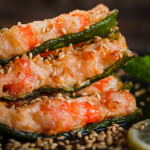 Xinhongbao Black Tiger Shrimp Smoothie 120g containing 96% shrimp