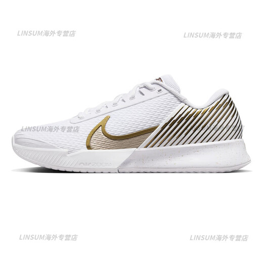 Nike (Nike) Zapatos de tenis para hombres y mujeres 2024 Federer French Open Wimbledon Air Cushion Sneakers DR6966/DR6191 Vapor Pro White_Gold Coin HM3705-141 40
