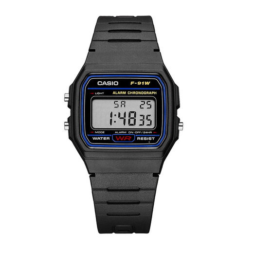 Casio watch men's retro small square big winner same style student sports simple waterproof watch F-91W-1 (main recommendation)