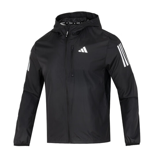 Adidas (adidas) Jacke für Männer im Freien Windschutz Sportbekleidung Mode Casual Woven Kapuzenjacke für Männer in1483/gewebte Kapuze L L L.
