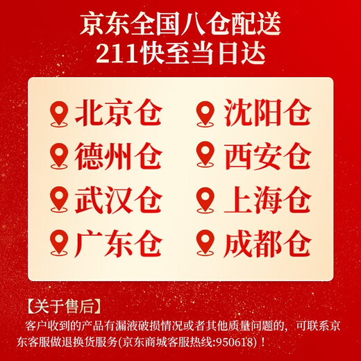 永丰牌北京二锅头 恭喜V60 清香型白酒 42度 500ml*6瓶 整箱高端酒礼盒