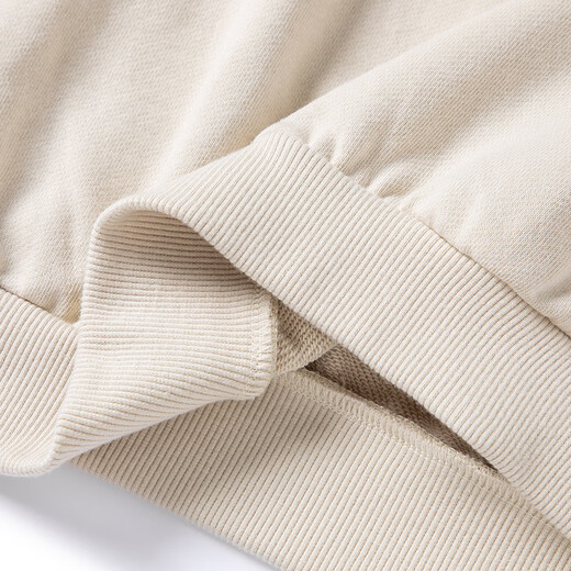 OUTDOOR PRODUCTS Women's autumn and winter thickened terry cloth round neck sweatshirt casual versatile comfortable and warm OFWYD12083 mist white S