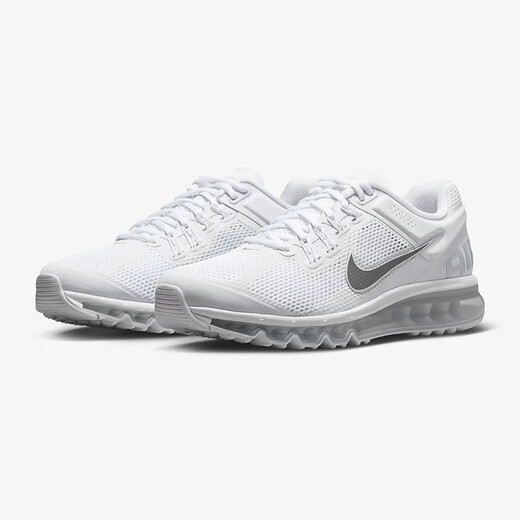 Nike (Nike) Herren 24 neue Vollverschiebungspolster-Laufschuhe Air Max 2013 gepolsterte Unterstützung atmungsaktive Sportschuhe weiße HF4884-100 Bitte konsultieren Sie andere Größen